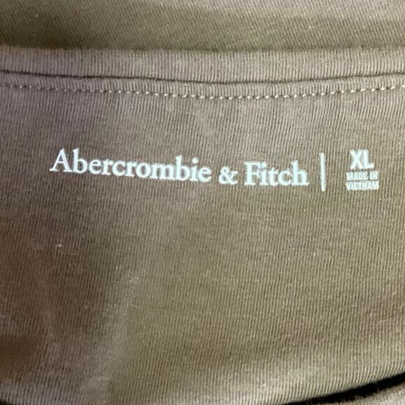 Abercrombie & Fitch Women Brown Crew Neck Short Sleeve One Piece Bodysuit Top XL - Picture 3 of 4